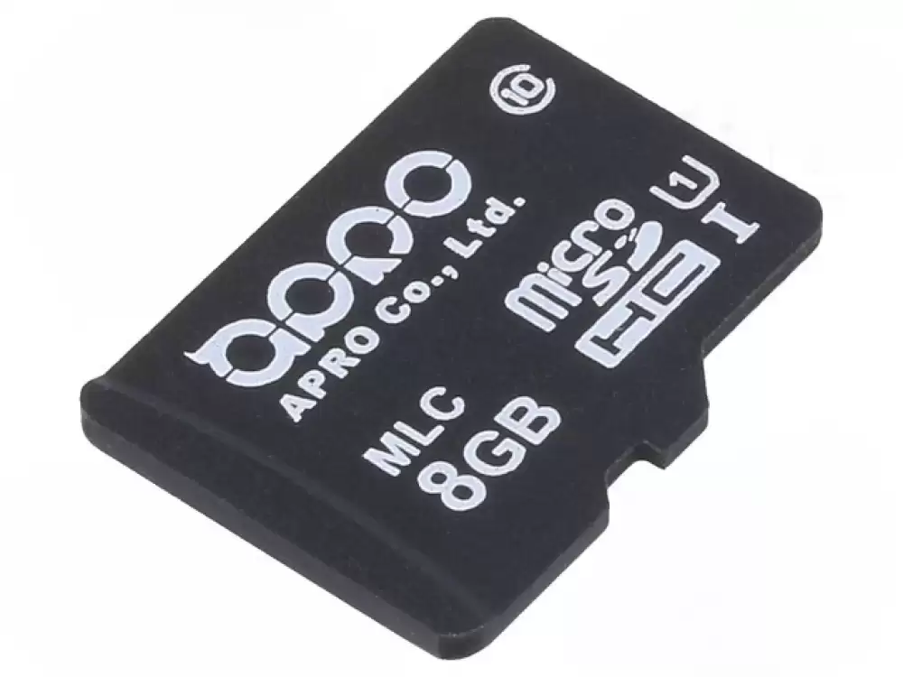 APRO-WPMSD008G-PFISM Memory Card microSDHC,MLC 8GB  PHANES-F 