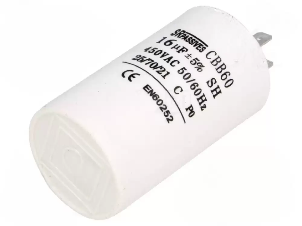 Capacitor 16uF SR PASSIVES 450V 40x70mm 3000h CBB60A-16450