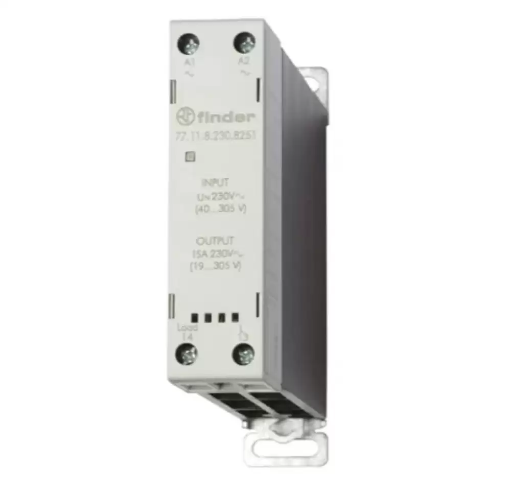 FINDER 77.11.9.024.8250 Solid State Relay IP 4-32VDC 15AMP 19-305VAC