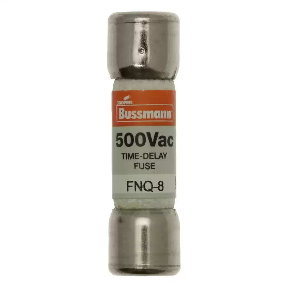 BUSSMANN - FNQ-8, FNQ Fuse, Time Delay, MIDGET FUSE 8A 500V AC 