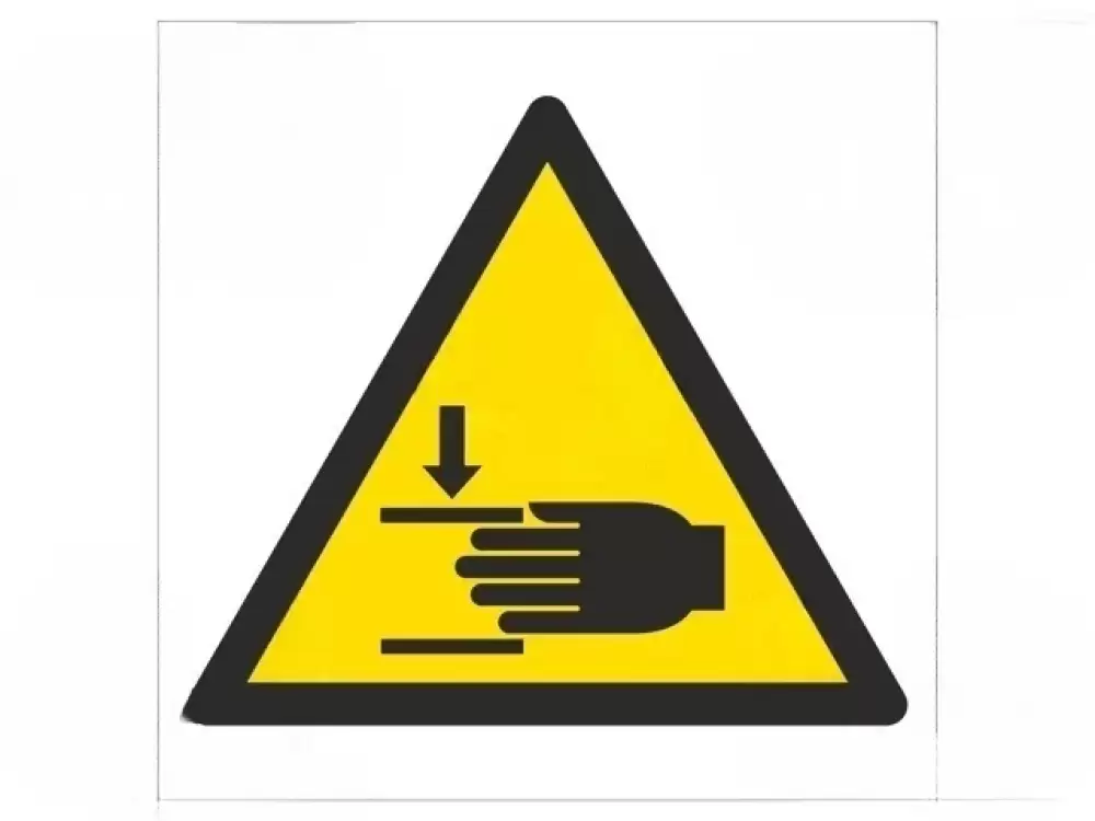 Safety sign-IW024CF Warning self-adhesive folie W200mm H200mm 