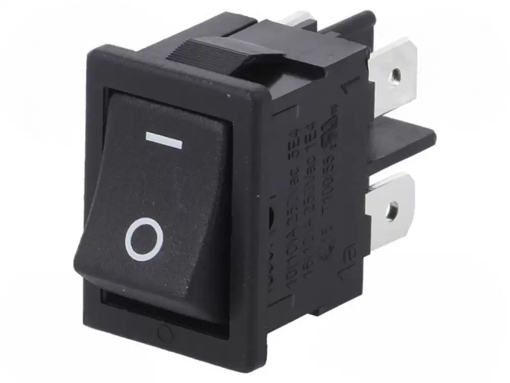 MARQUARDT -01858.1104 |Rocker Switch 16Amp 250VAC DPST ON-OFF 