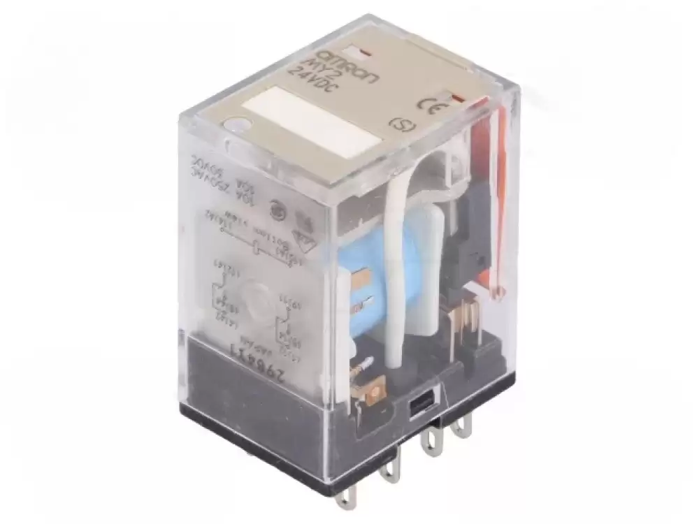 Omron-MY2 24VDC S Relay electromagnetic DPDT Ucoil 24VDC 