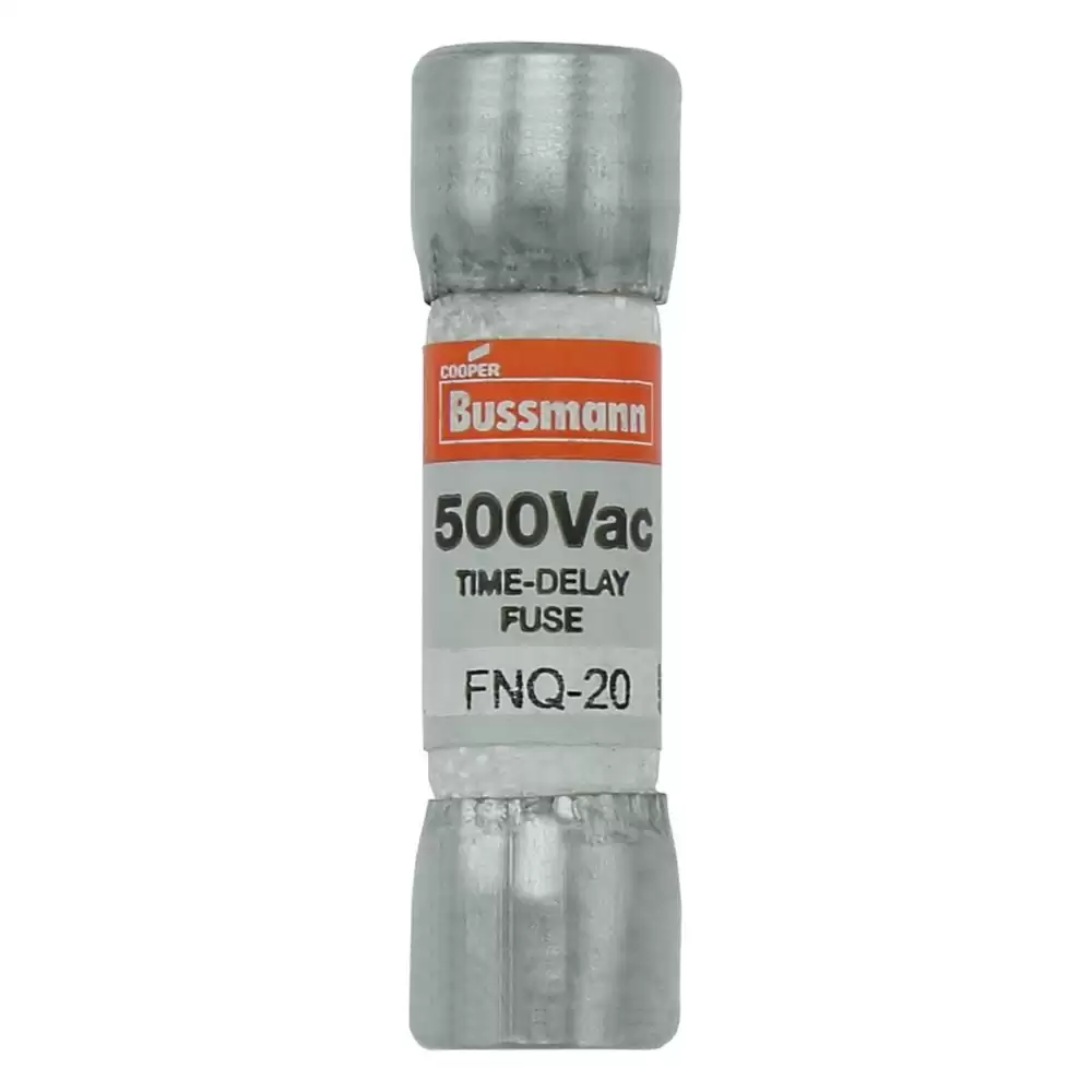 BUSSMANN - FNQ-20, FNQ Fuse, Time Delay, MIDGET FUSE 20A 500V AC 