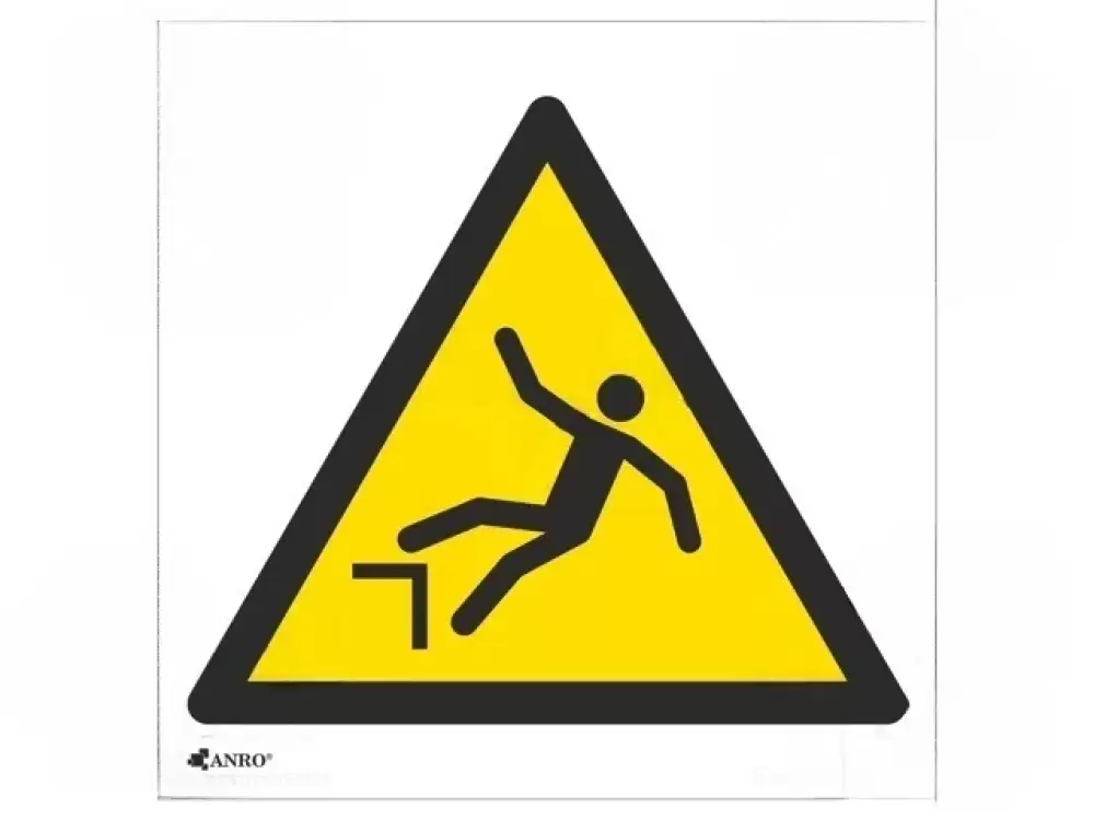 Safety sign -IW008CP| Warning PVC  W200mm H200mm 