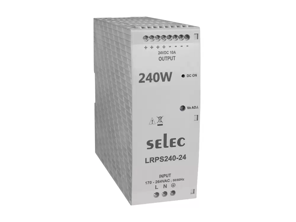 Selec  LRPS240,DIN RAIL MOUNT ECONOMIC 240W POWER SUPPLY