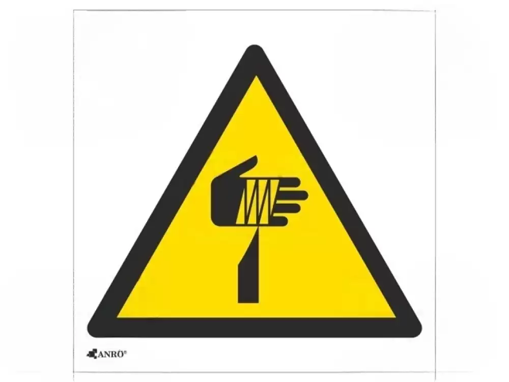 Safety sign-IW022CF Warning self-adhesive folie W200mm H200mm 