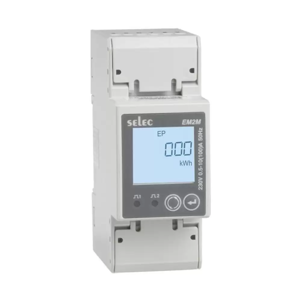 SELEC-EM2M-1P-C-100A, 1 DIRECT 100A KWH METER, SELF P