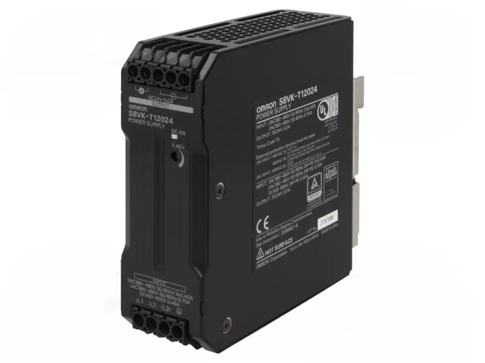 OMRON-S8VK-T12024 Power Supply : switched-mode; for DIN rail; 120W; 24VDC; 5A