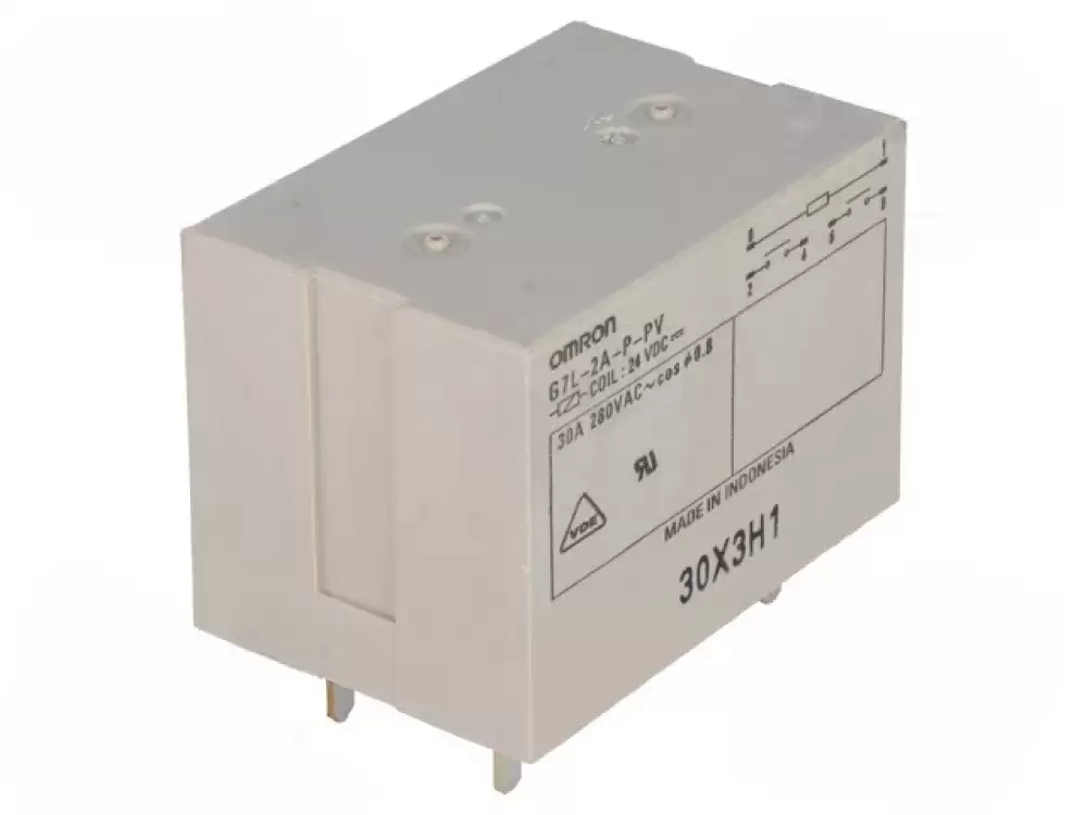 Omron-G7L-2A-P-PV 24VDC Relay electromagnetic DPST-NO Ucoil 24VDC 