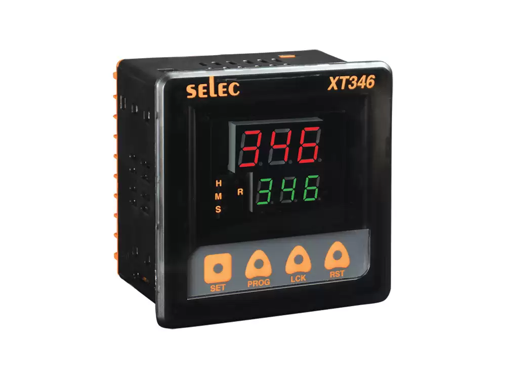 Selec XT346,DUAL DISPLAY, 9 TIME RANGES, 96X96MM