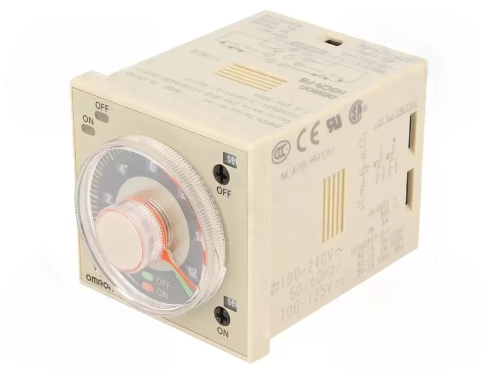 OMRON-H3CR-F8 100-240AC100-125DC Timer DPDT 250VAC5A 