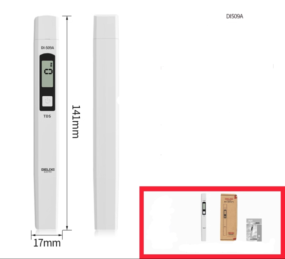 Delixi DI-509A High-Precision TDS Water Quality Test Pen